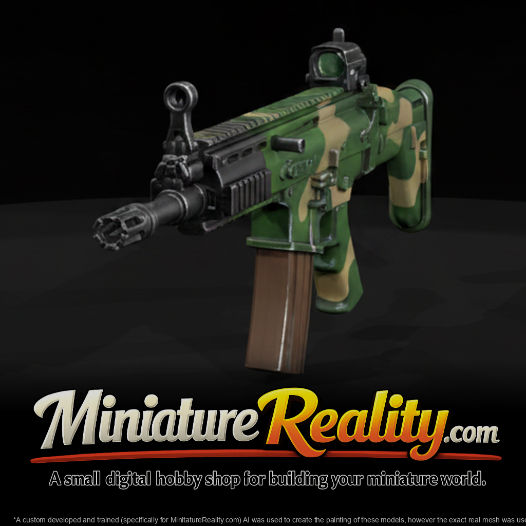 SCAR L miniature, three-quarter view