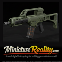 Heckler & Koch G36 Assault Rifle miniature, three-quarter view — thumbnail 1