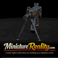 Galil-Pattern Assault Rifle miniature, three-quarter view — thumbnail 1