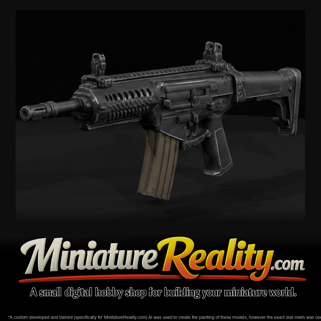 Beretta ARX160 Assault Rifle miniature, three-quarter view