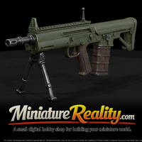 Kel-Tec RFB Bullpup Rifle miniature, three-quarter view — thumbnail 1