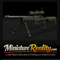 McMillan TAC 50 miniature, three-quarter view — thumbnail 1