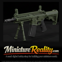 M27 Infantry Automatic Rifle miniature, three-quarter view — thumbnail 1