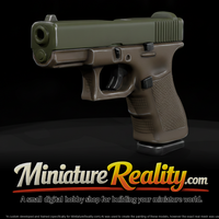 Compact Semi-Auto Pistol Two-Tone miniature, three-quarter view — thumbnail 1