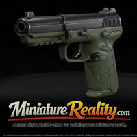 FN Five-SeveN Semi-Auto Pistol miniature, three-quarter view — thumbnail 1