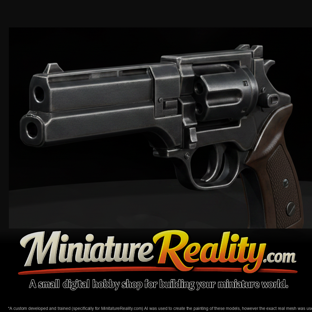 Mateba Autorevolver miniature, three-quarter view