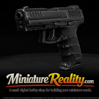 HK Service Pistol miniature, three-quarter view — thumbnail 1