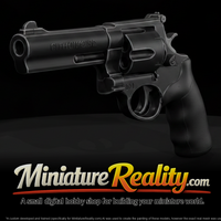 Large-Frame Hunting Revolver miniature, three-quarter view — thumbnail 1