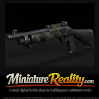Benelli M4 Combat Shotgun miniature, three-quarter view — thumbnail 1