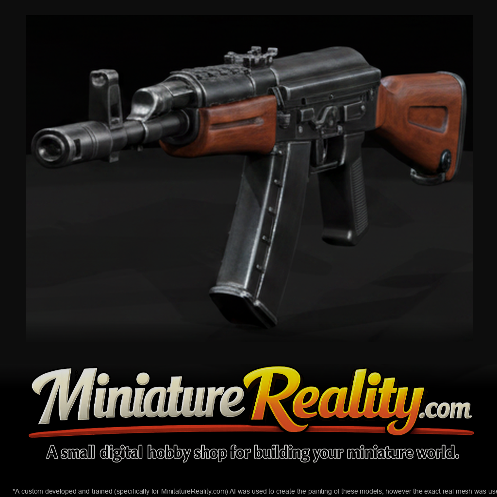 Saiga-12 Combat Shotgun miniature, three-quarter view