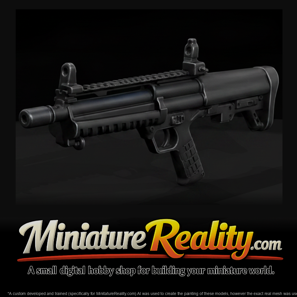 Kel-Tec KSG Bullpup Shotgun miniature, three-quarter view