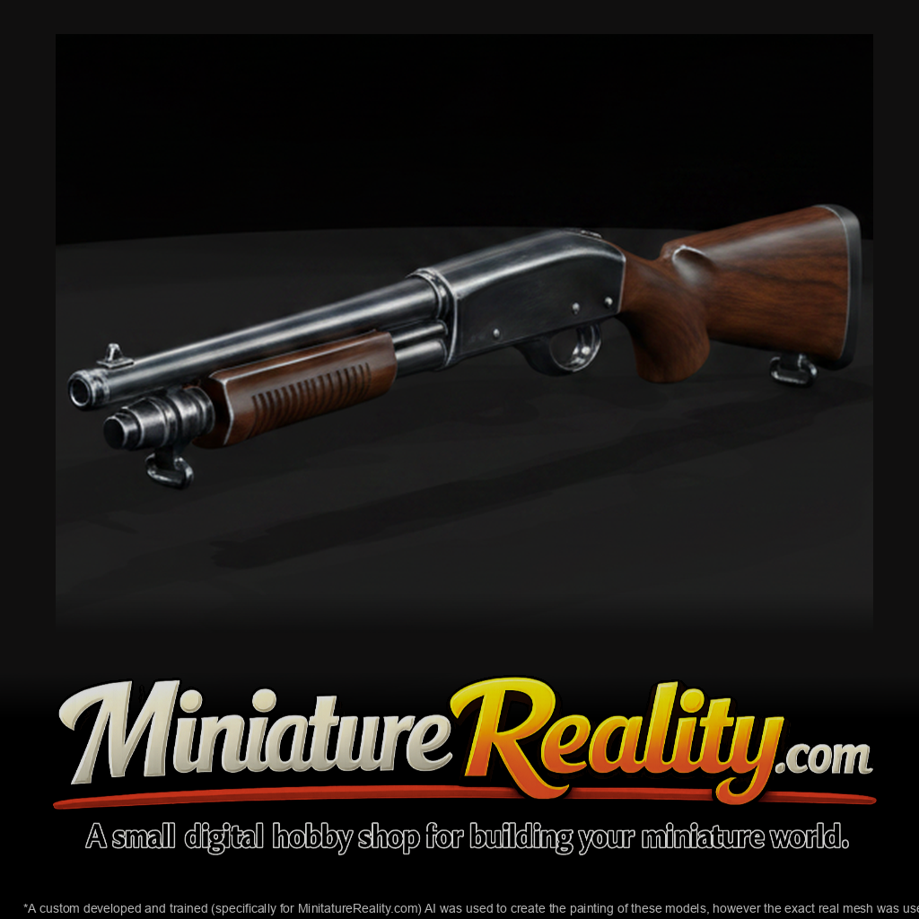 Winchester SXP Pump Shotgun miniature, three-quarter view