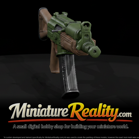 Vepr-12 Semi-Automatic Shotgun miniature, three-quarter view