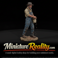 Farmer Sowing Seed by Hand miniature, three-quarter view — thumbnail 1