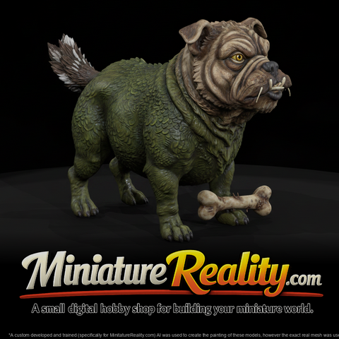 Teakettler Folklore Creature miniature, three-quarter view