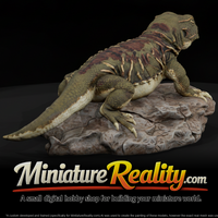 Animal Chuckwalla miniature, three-quarter view — thumbnail 1