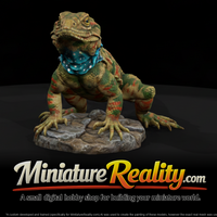 Animal Collared Lizard miniature, three-quarter view — thumbnail 1