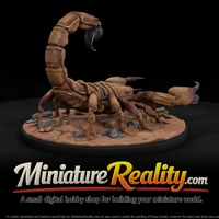Animal Desert Scorpion miniature, three-quarter view — thumbnail 1