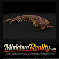 Animal Giant Centipede miniature, three-quarter view — thumbnail 1