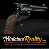 Item Single Action Revolver miniature, three-quarter view — thumbnail 1