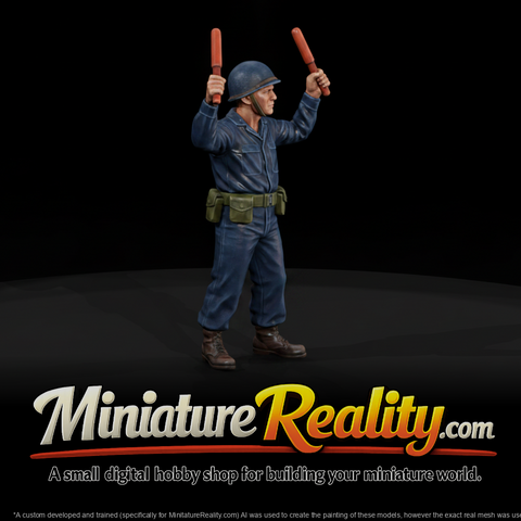 WW2 NAVY 006 wwii-u-s-navy-flight-deck-director-figure, three-quarter view