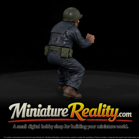 WW2 NAVY 074 wwii-u-s-navy-naval-gun-crewman-figure, three-quarter view
