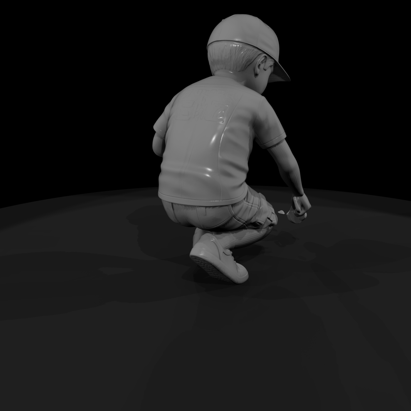 Young Boy Figurine (Standing)