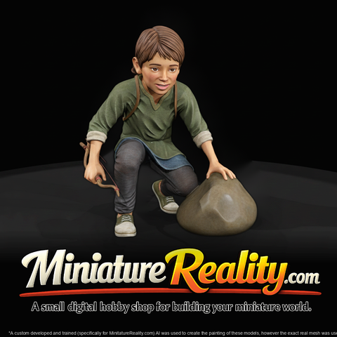 Young Boy Hunter - Printable