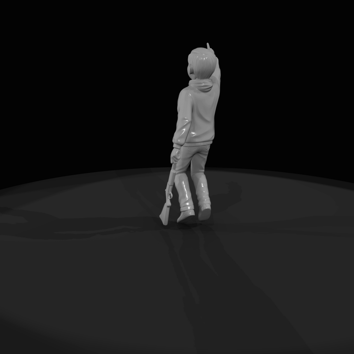 Hunter Figure (estimated) — Young Boy