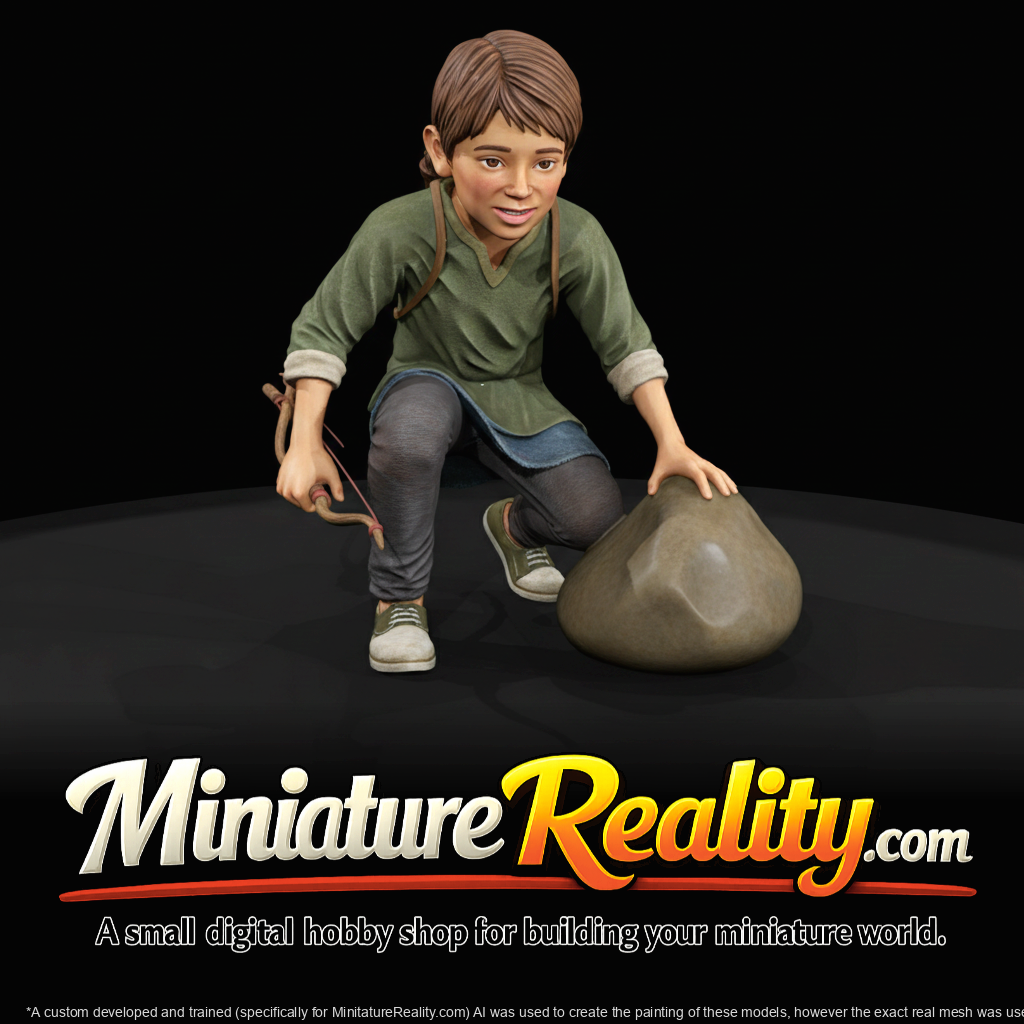 Hunter Figure (estimated) — Young Boy