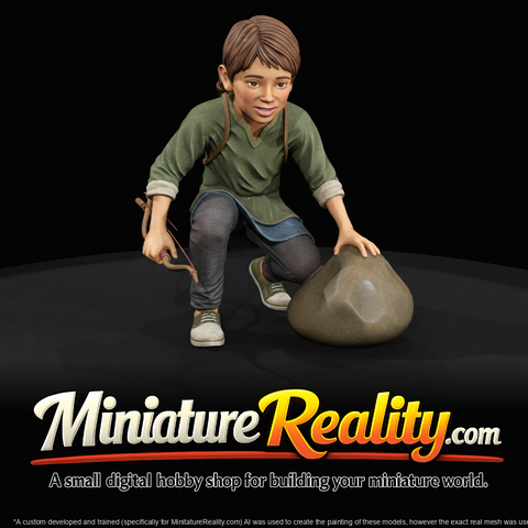young boy hunter