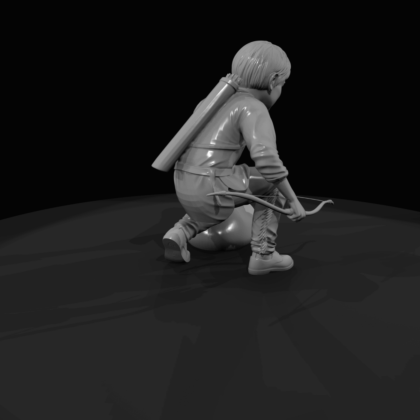 Hunter Figure (estimated) — Young Boy