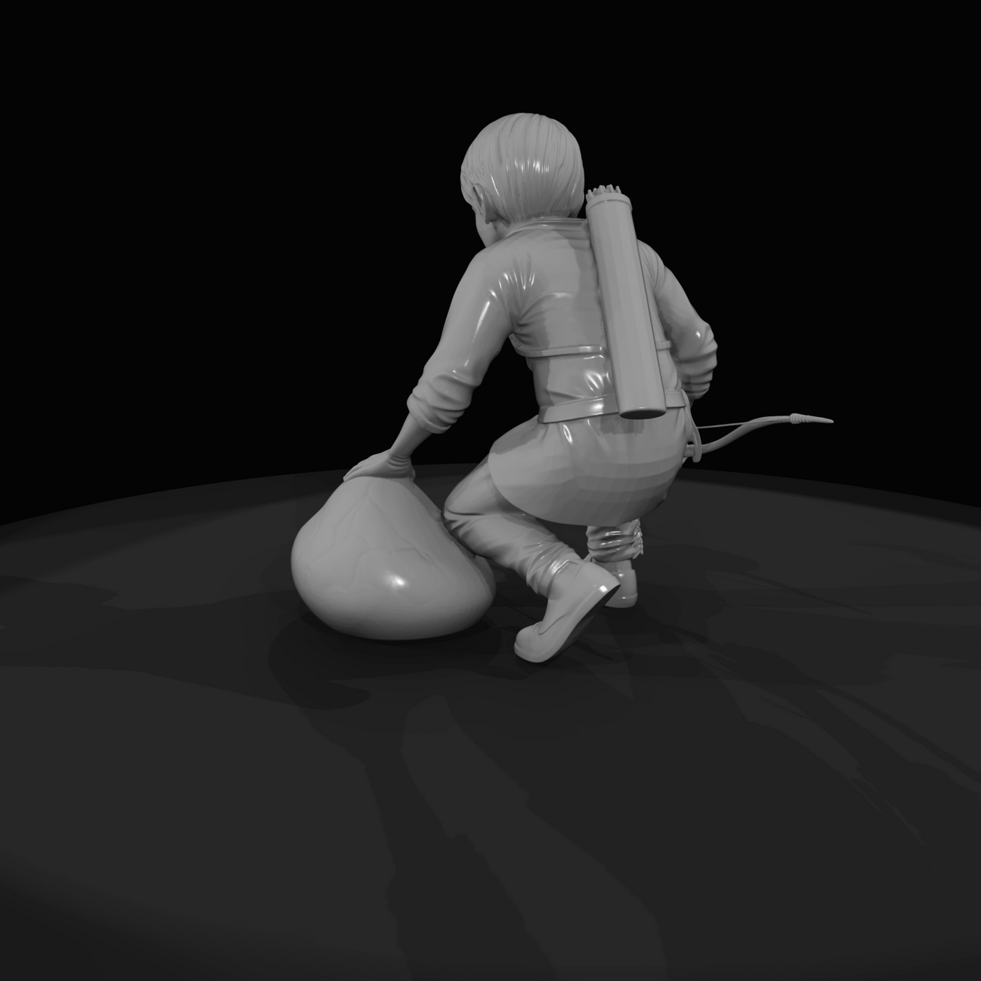 Hunter Figure (estimated) — Young Boy