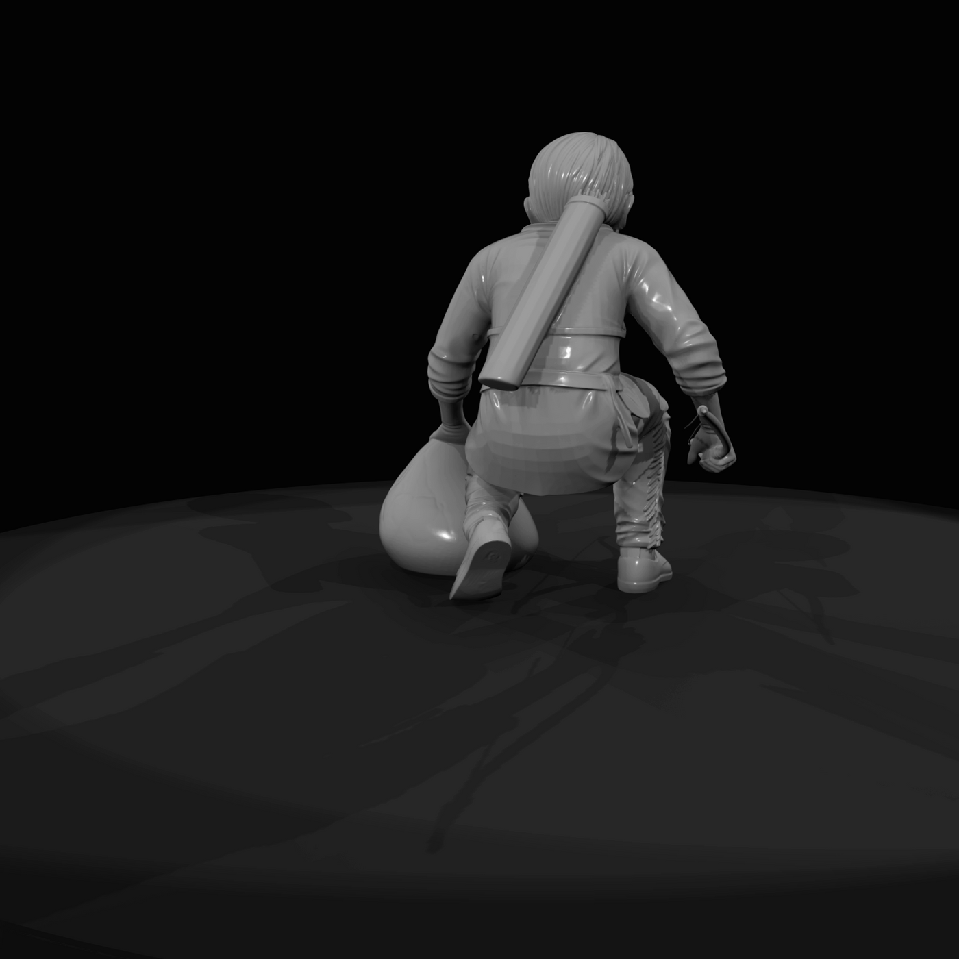 Hunter Figure (estimated) — Young Boy