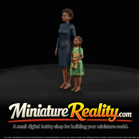 Young Child Figure (Swimsuit with Inflatable Float), three-quarter view