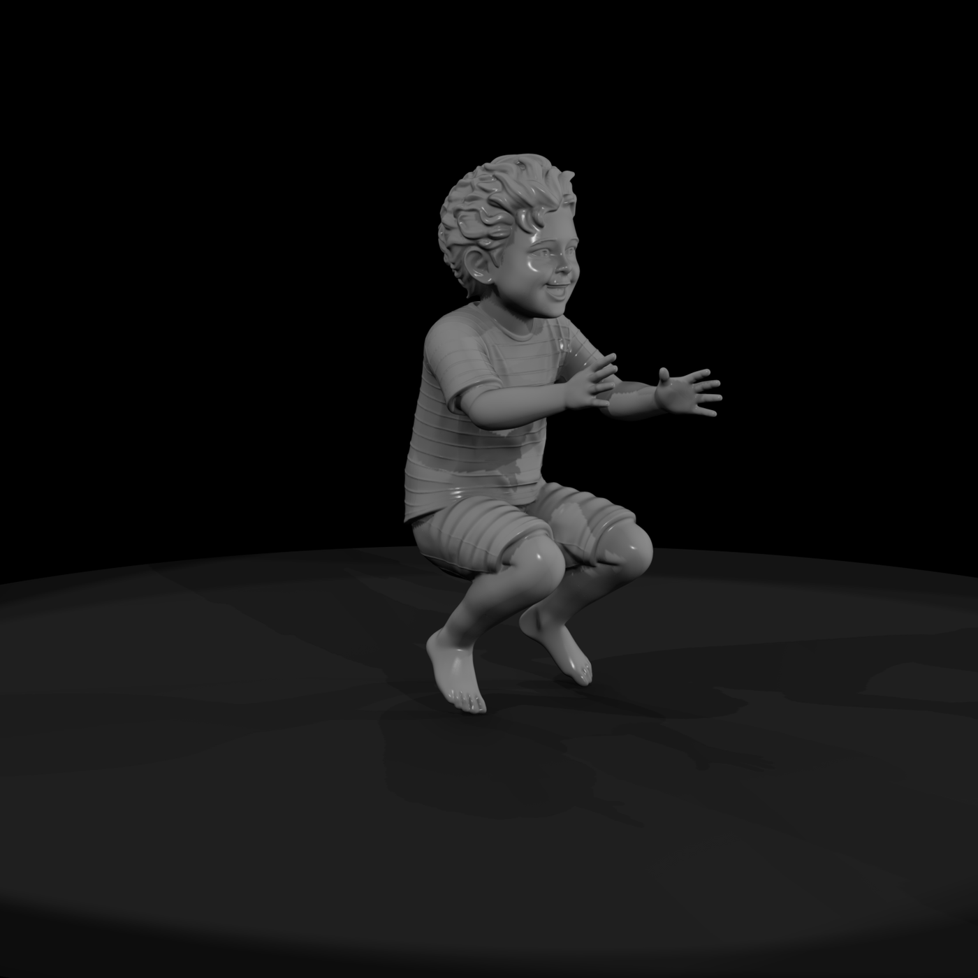 young child with