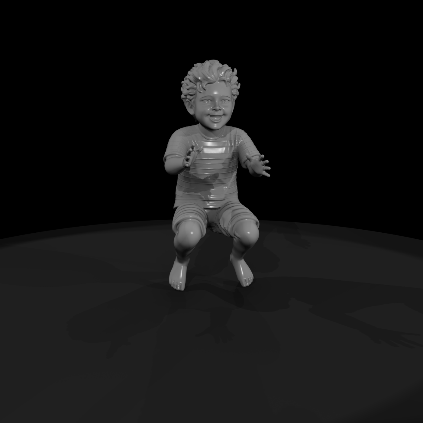young child with