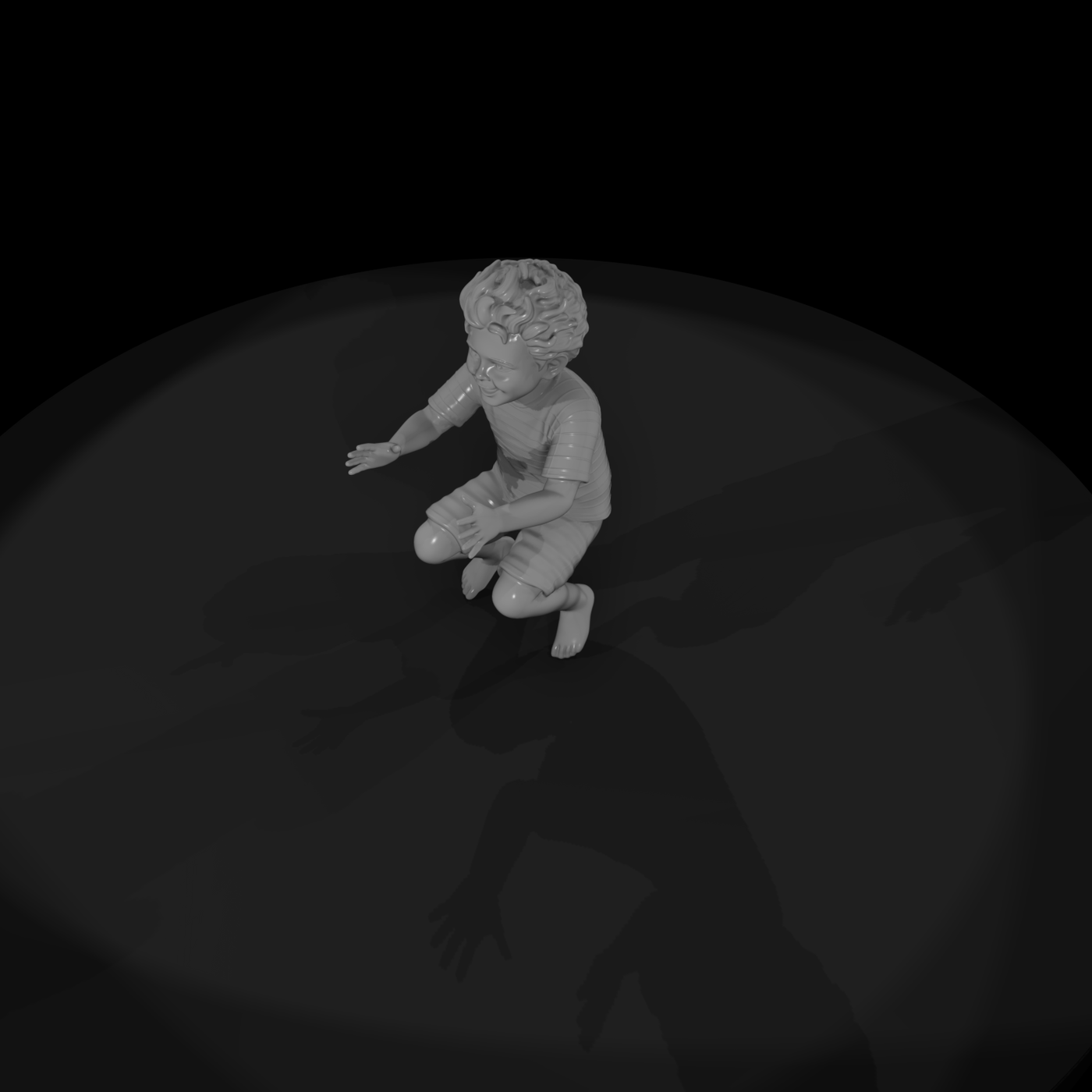 young child with