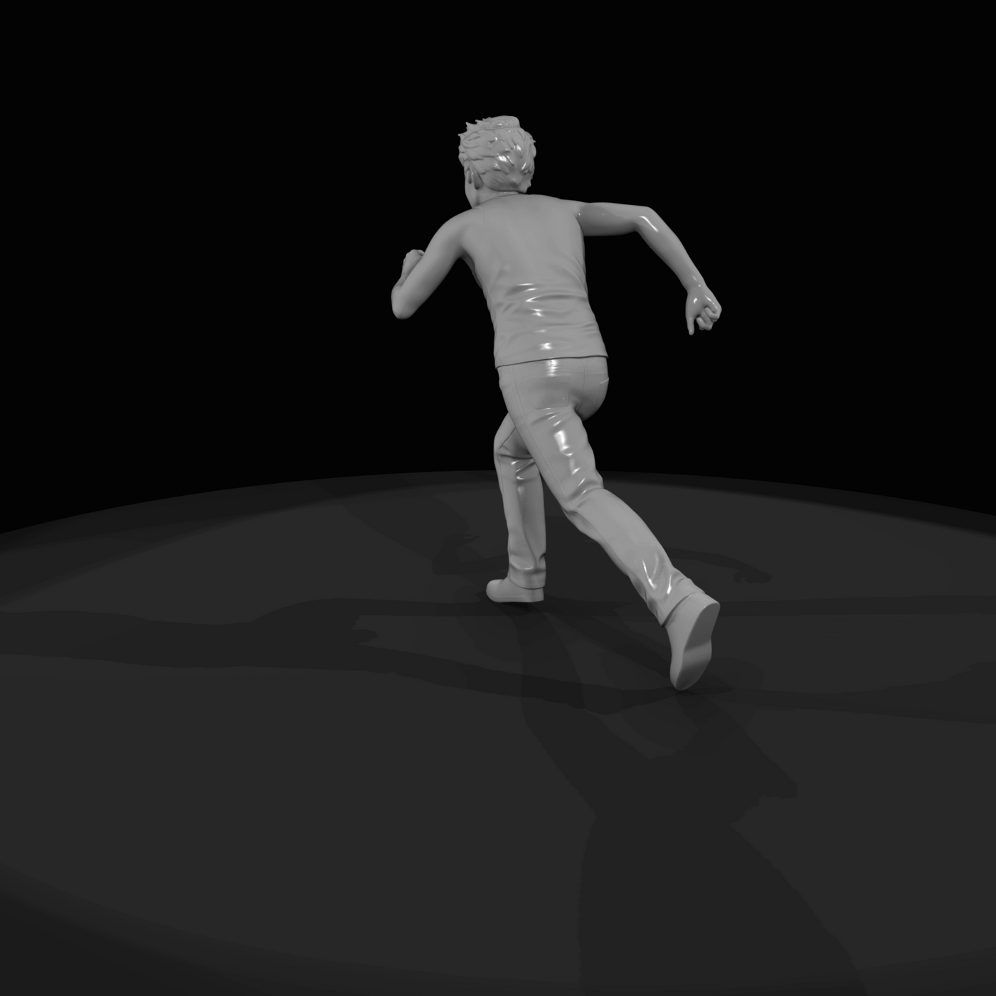 Young Male Runner (2000s-2020s)