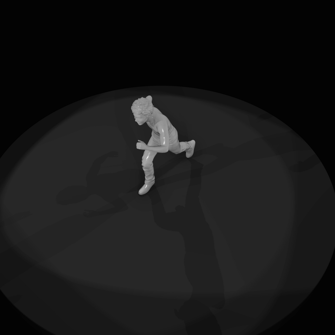 Young Male Runner (2000s-2020s)