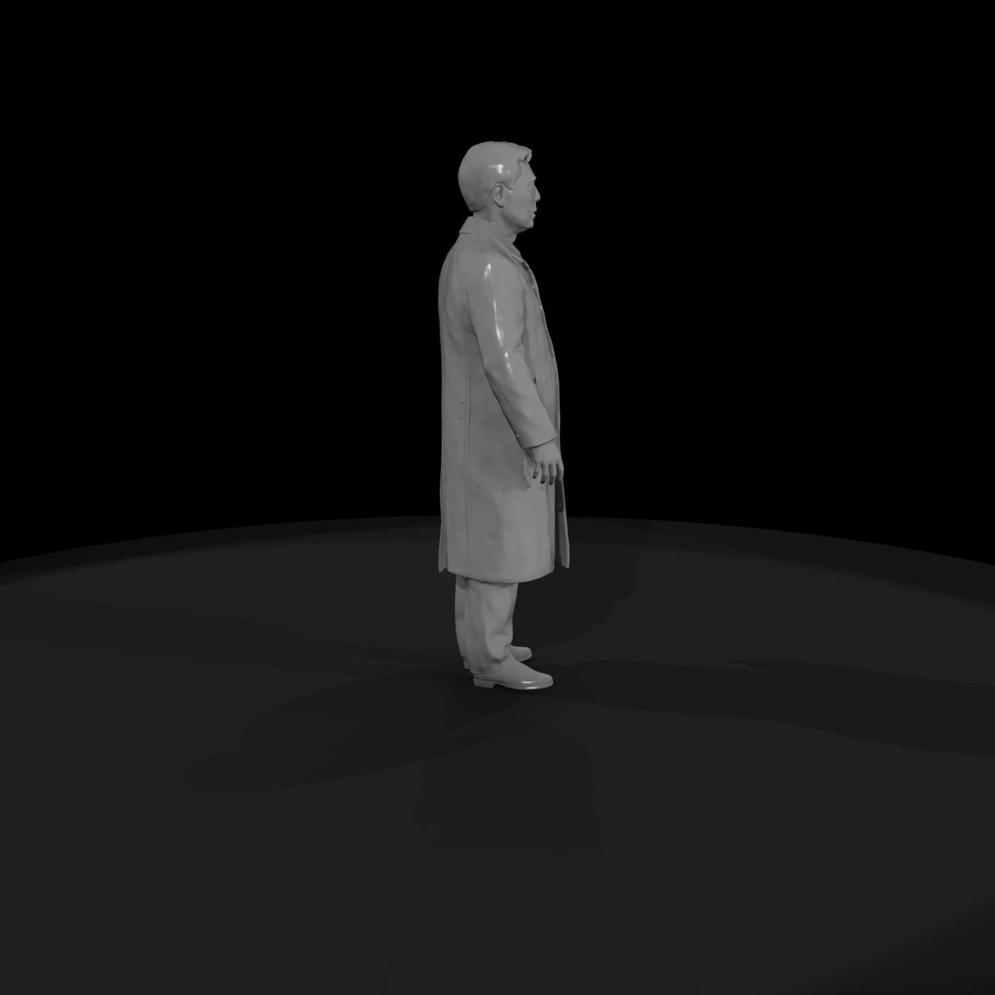zombie in overcoat