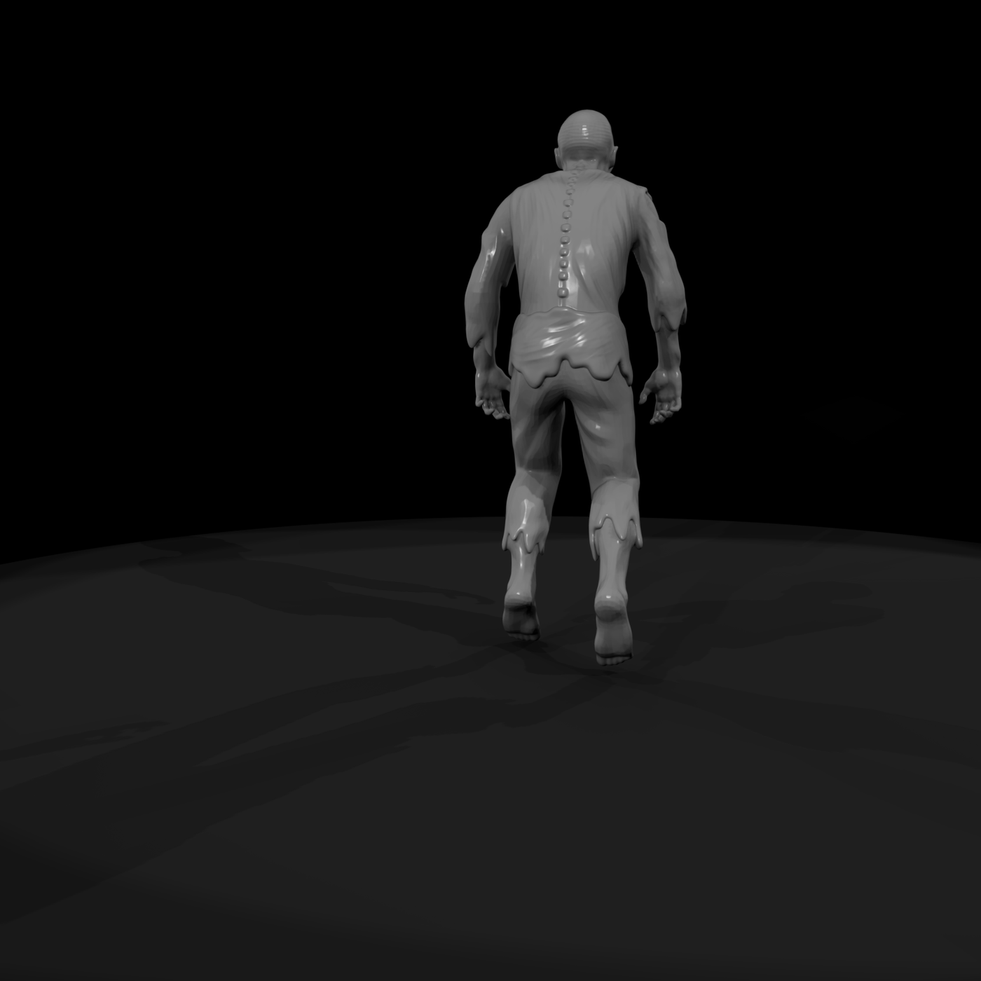 zombie in rags