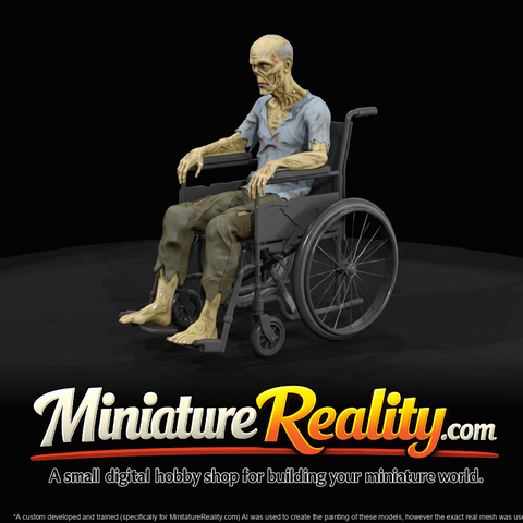 zombie with wheelchair